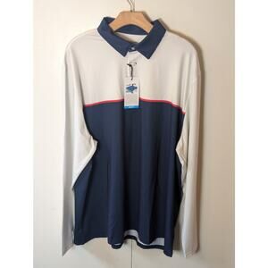 Oobe Hydrochill Off White & Blue Long Sleeve Shirt XL